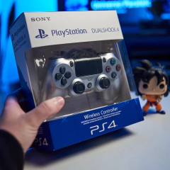 Joystick PS4 Alternativo Silver - tienda online