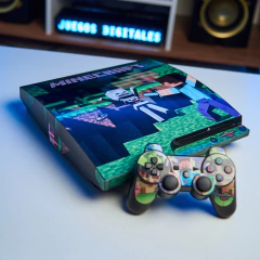 Consola PS3 Minecraft de 160GB Outlet con 19 Juegos - Estación Play